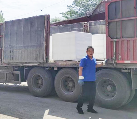 Xingbao delivered 7 trucks refractories to Yuncheng city, Shanxi province in Sept 1st, 2022